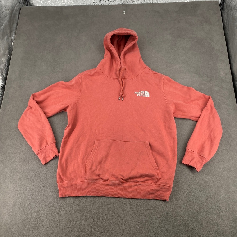 The North Face Mens Red Box Logo Never Stop Exploring Pullover Hoodie Large